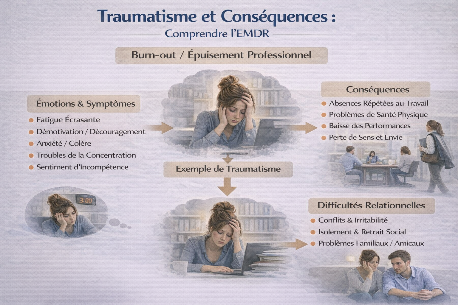 Burn-out et EMDR à Chaponost Lyon Ouest